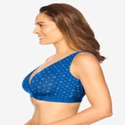 Comfort Choice® Velcro Crossover Wireless Lounge Bra image number null