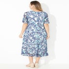 Stretch Lace Fit & Flare Dress image number 1
