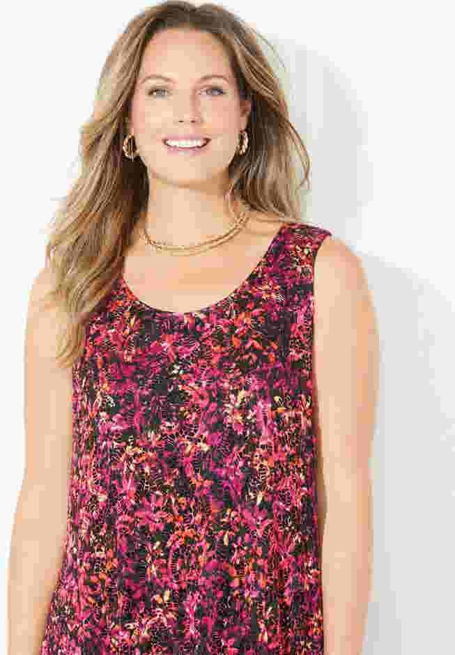 Printed Lace Dress image number 2