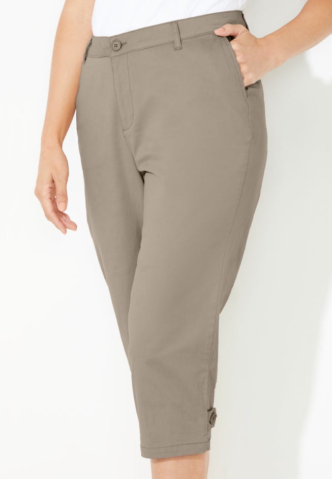Liz&Me® Chino Tab Capri image number null