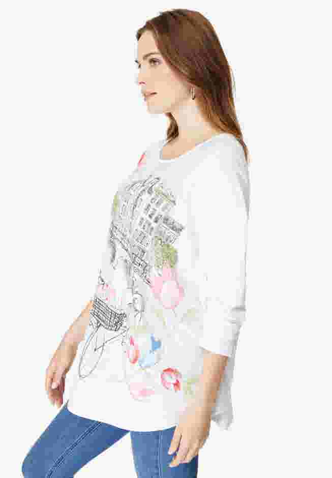 Travel Graphic Long Sleeve Tee image number 2