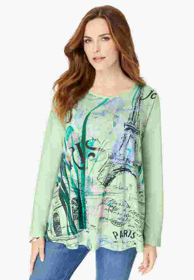 Travel Graphic Long Sleeve Tee image number 0