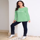 Travel Graphic Long Sleeve Tee image number null