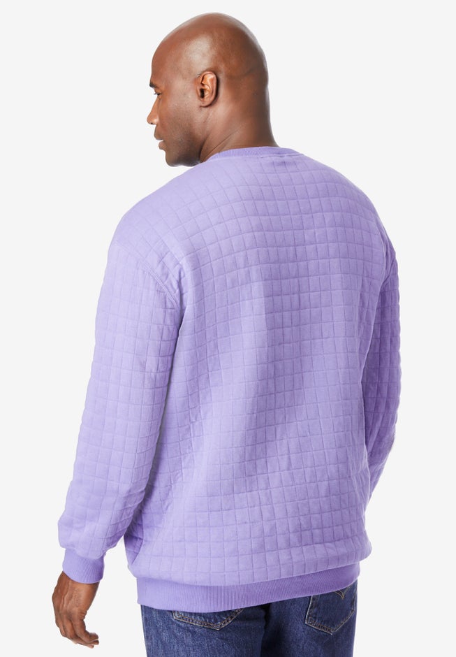 Quilted Crewneck Sweatshirt image number 1