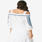Off-The-Shoulder Embroidered Top image number null