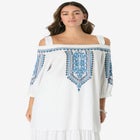 Off-The-Shoulder Embroidered Top image number null