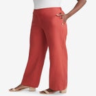 Linen Wide Leg Sailor Pant image number null
