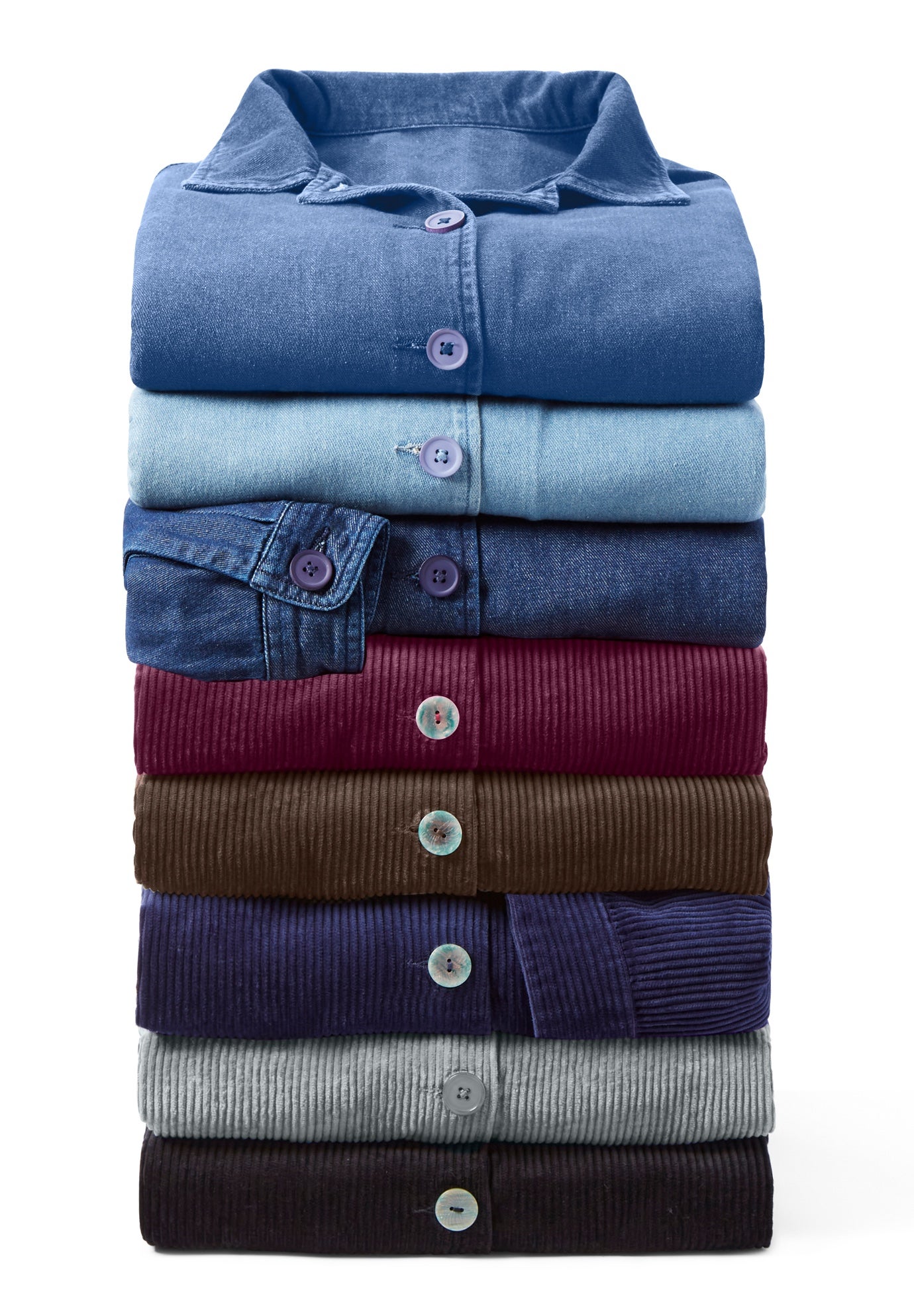 Pleat-Back Denim Jacket image number 2