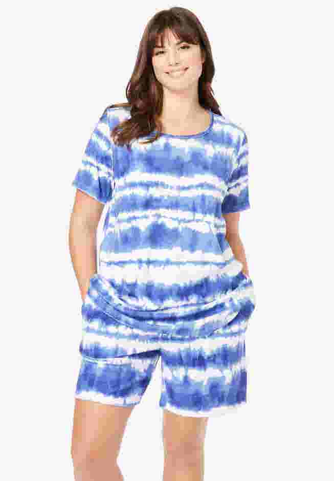 Two-Piece French Terry Sleep Set image number 3