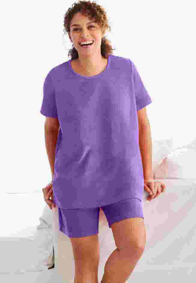 Two-Piece French Terry Sleep Set image number 0