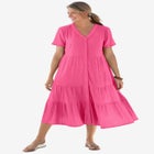 Gauze Tiered Dress image number 0