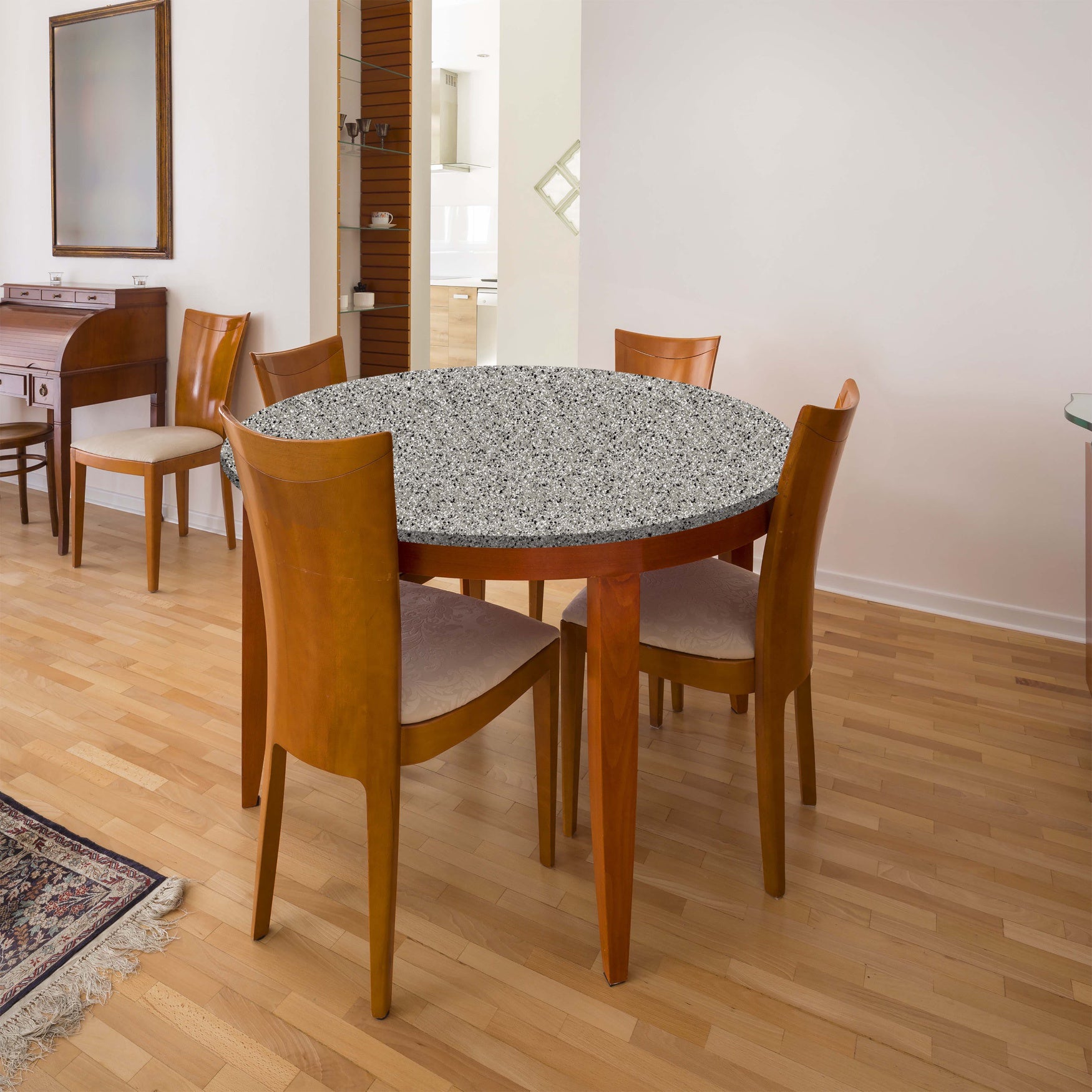 5’ Round Stretch-Fit Table Cover image number 0