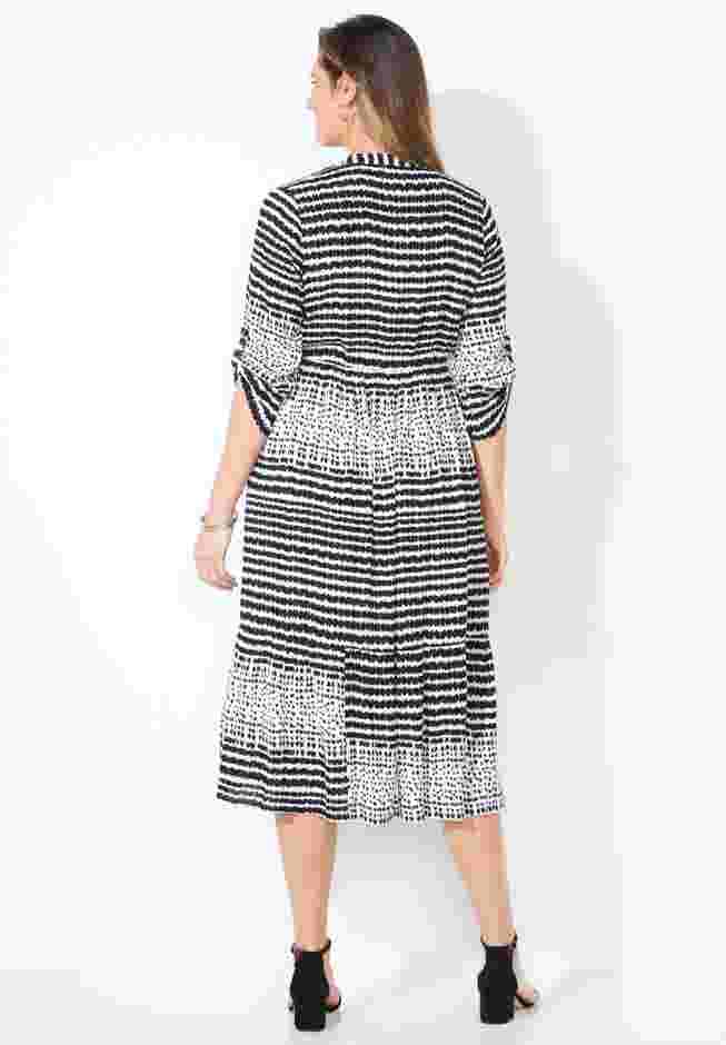 Gauze Midi Shirtdress image number 1