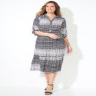 Gauze Midi Shirtdress image number null