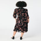Mockneck Chiffon Dress image number null