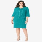 Sheath Dress and Lace Jacket Set image number null