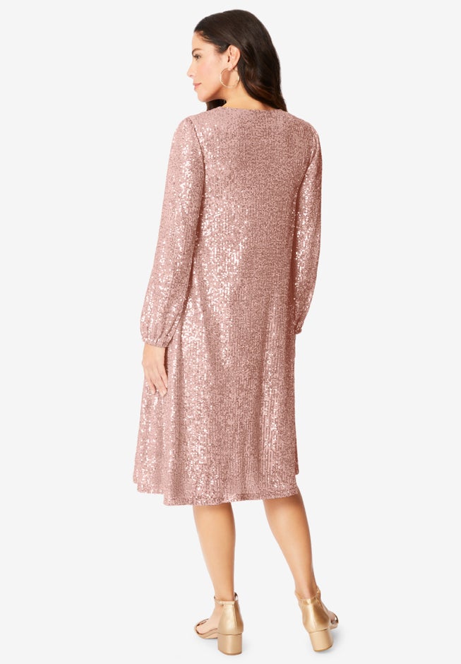 Sequin Swing Dress image number 2