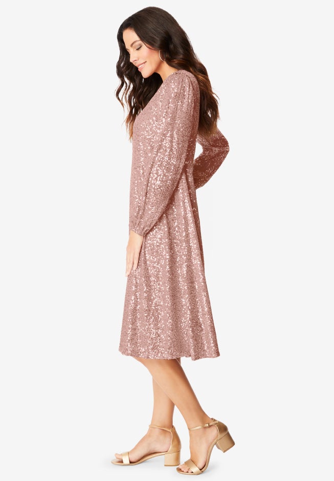 sequin swing dress XFLWAM Women's Sequin Glitter Party Dresses Spaghetti Straps Pleated Swing Dress Sexy Backless Evening Cocktail Prom Dress Gold L