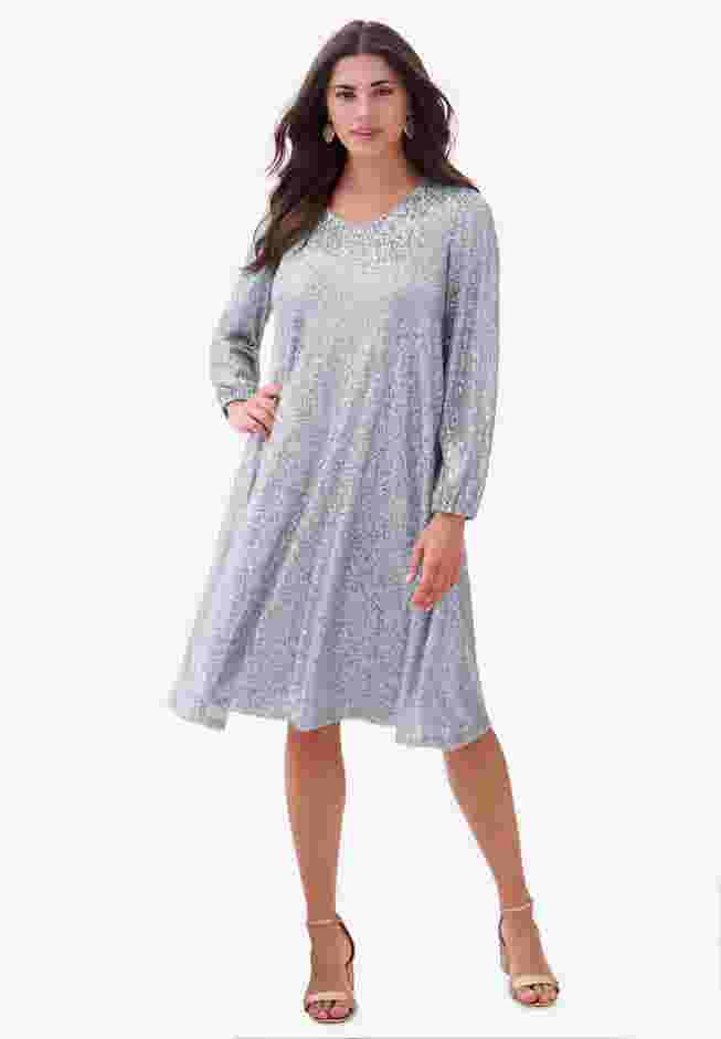 Sequin Swing Dress image number 0