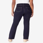 Plus Size Rhinestone-Detailed Bootcut Jean image number null
