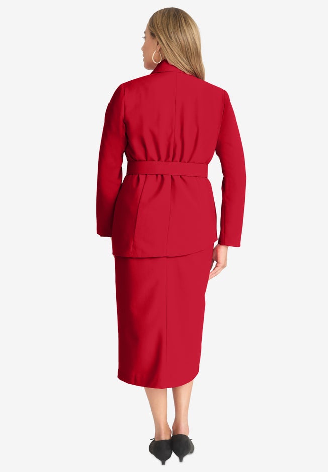 Belted Skirt Suit image number 1