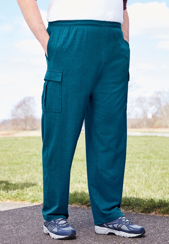 Lightweight Jersey Cargo Sweatpants image number 3