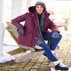 Faux Fur Down Parka Coat image number null