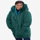 Faux Fur Down Parka Coat image number null