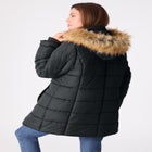 Plus Size Classic Length Puffer Coat image number null