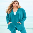 Fleece Zip Hoodie Sweatshirt image number null