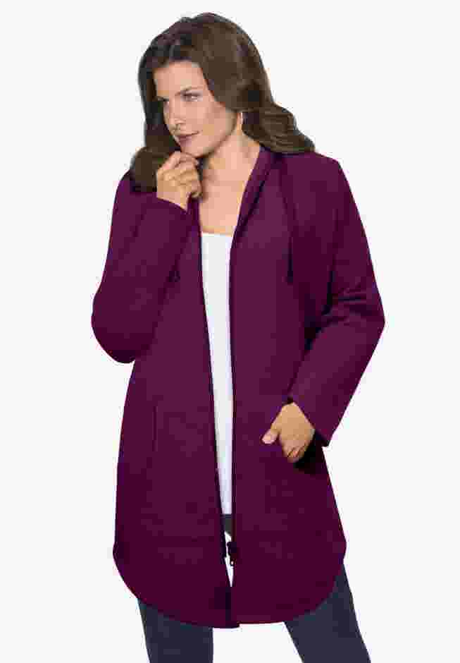 Fleece Zip Hoodie Sweatshirt image number 0