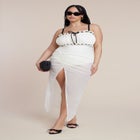 Ruched Bandeau One Piece image number null
