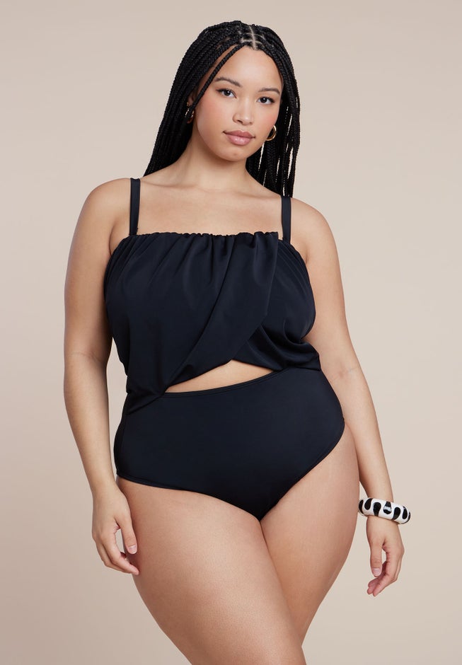Crossover Strapless One Piece image number 1