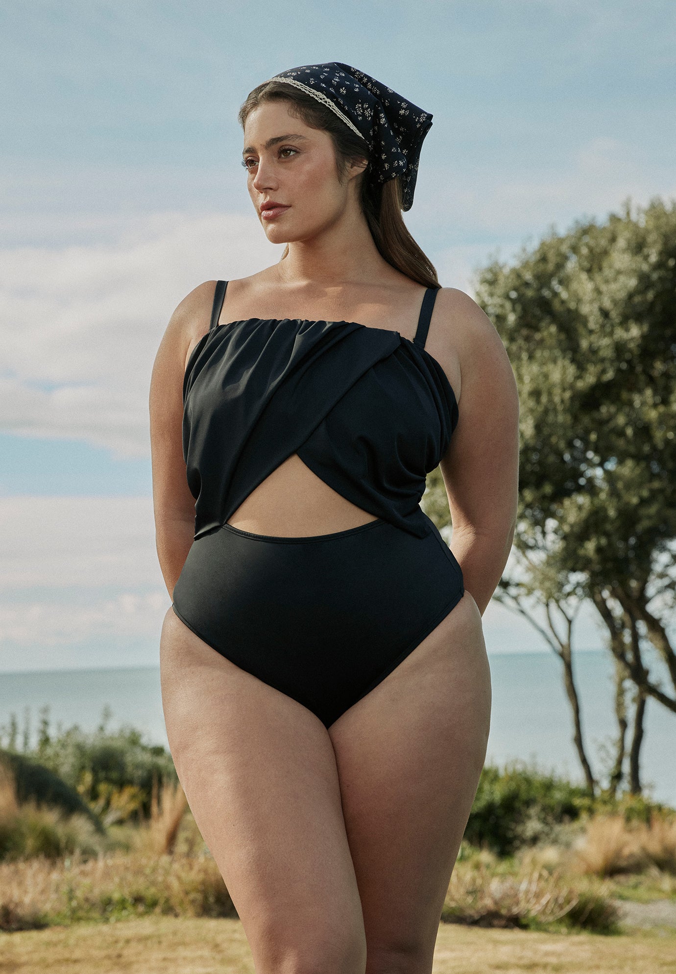 Crossover Strapless One Piece image number 0