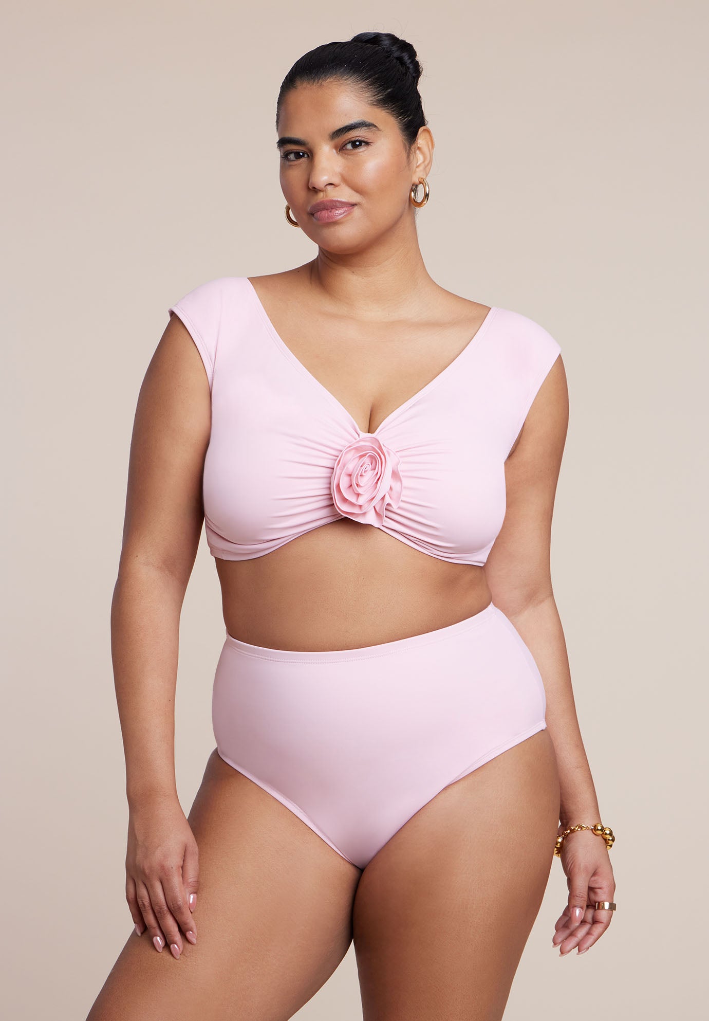 Off The Shoulder Rosette Top image number 3