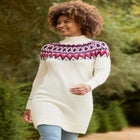 Fairisle Sweater Dress image number null
