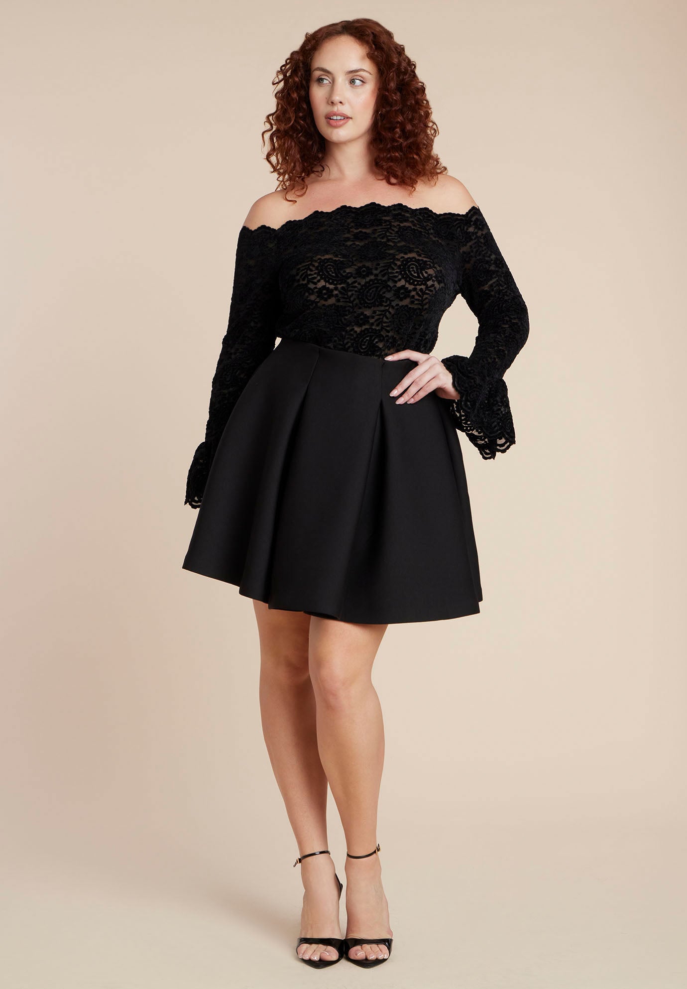 Flouncy Pleated Mini Skirt image number 1