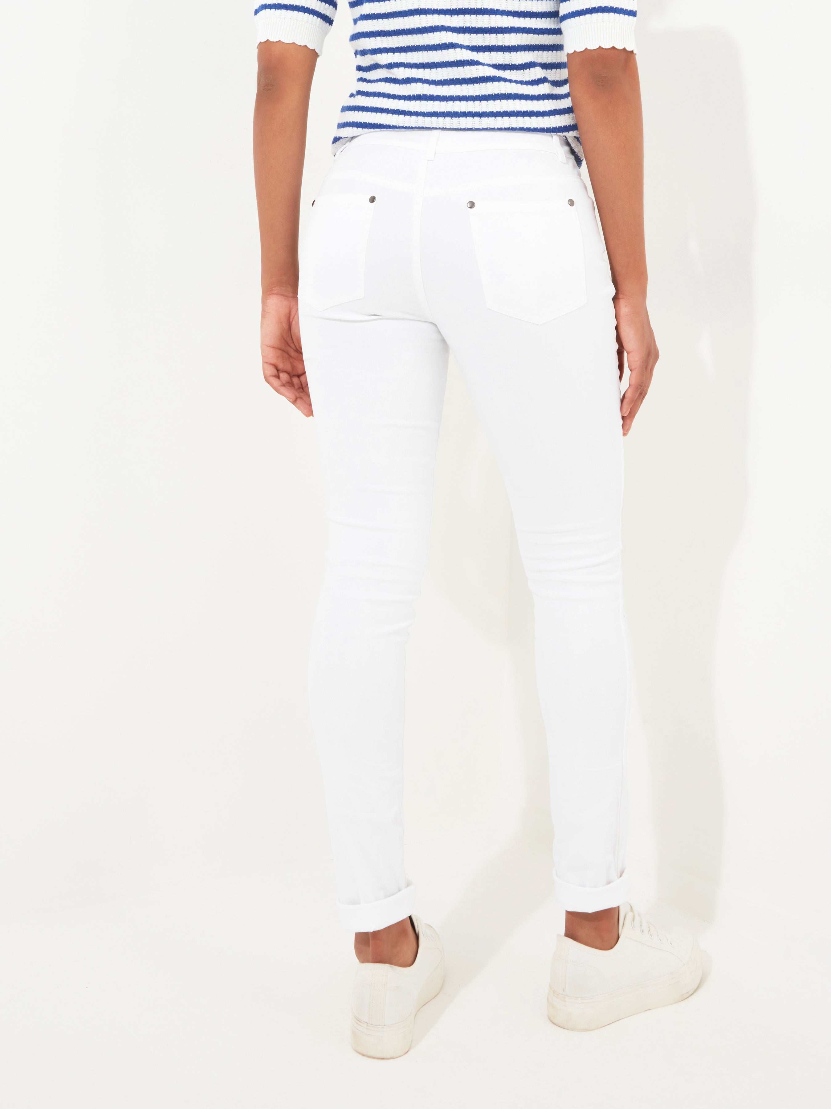 Stretch Denim Slim Straight Jeans image number 1