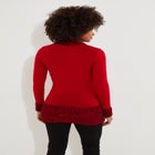 Button Cable Sweater image number null