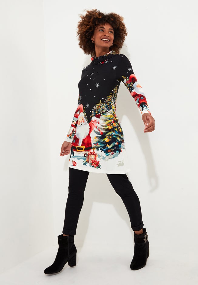 Stretch Santa Stretch Knit Santa Tunic | Fullbeauty Outlet