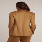 Faux Suede Fitted Jacket image number 1