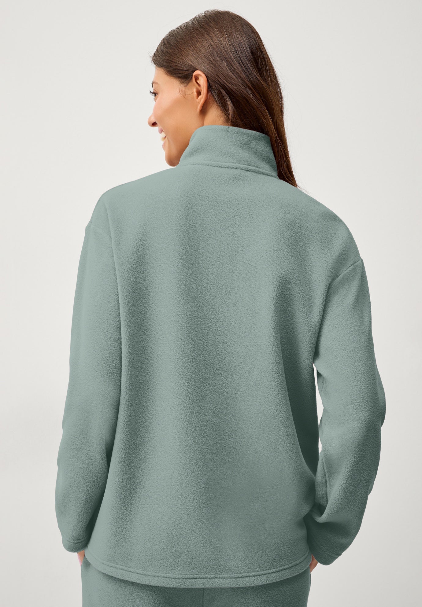 &frac14; Zip Collar French Terry Sweatshirt image number 1