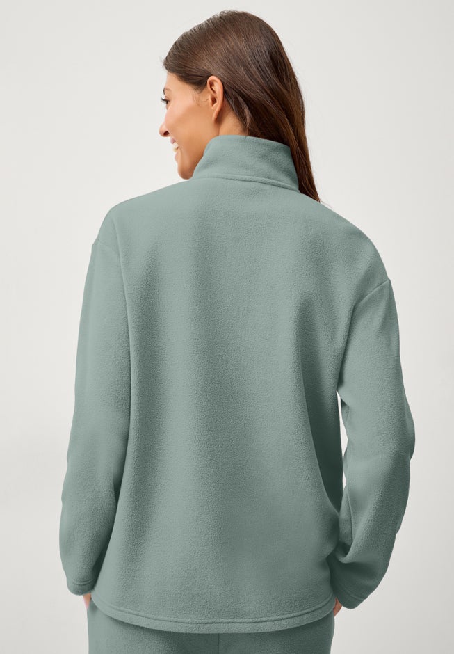 &frac14; Zip Collar French Terry Sweatshirt image number 1