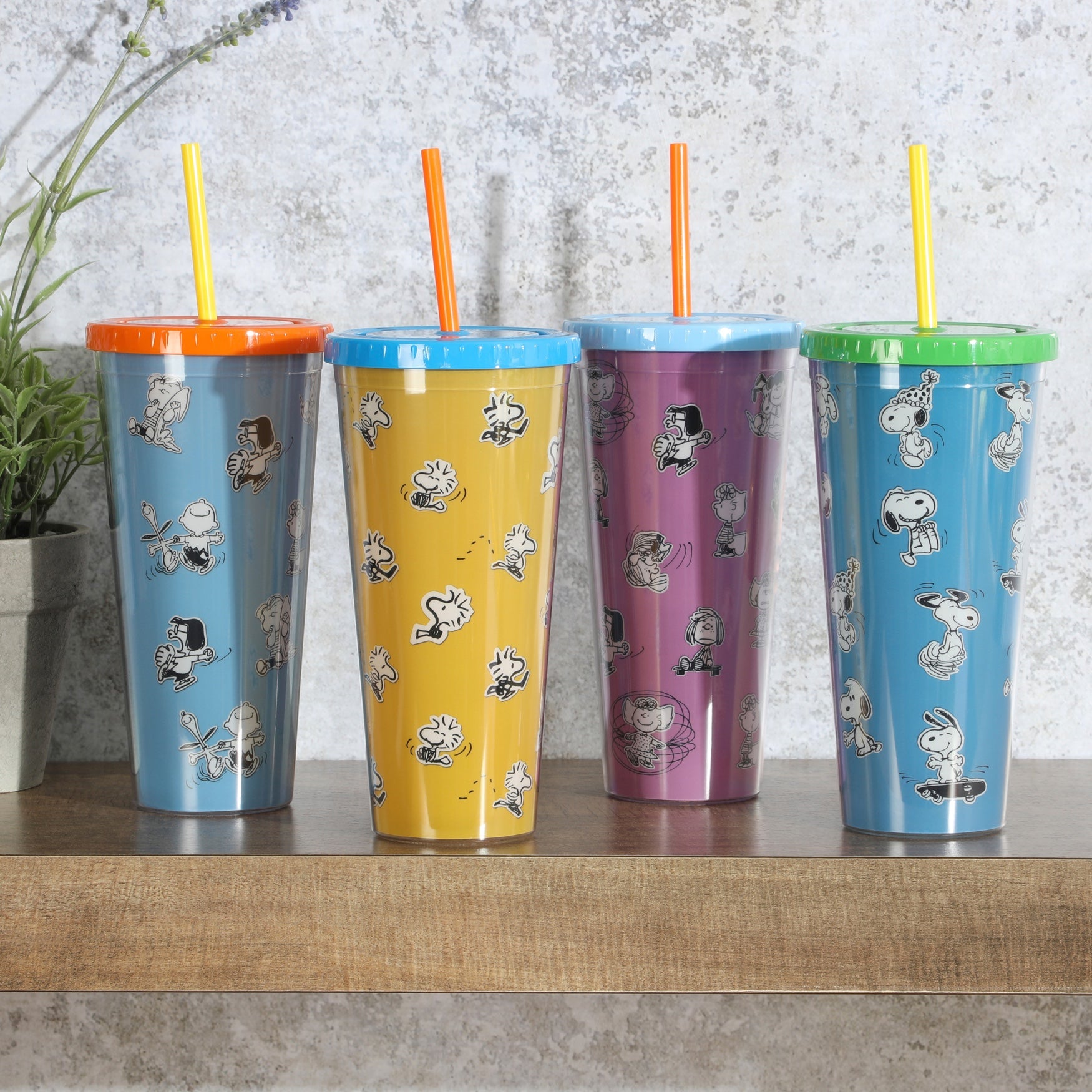 Peanuts&reg; Tumblers 4-Pack image number 0