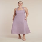 Buckle Neckline Maxi Dress image number 1