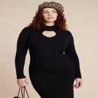 Heart Cutout Midi Dress image number 1