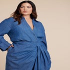 Chambray Pleated Jumpsuit image number null