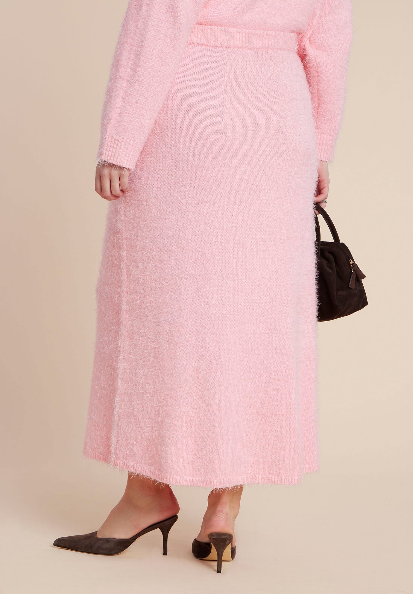 Fuzzy Maxi Sweater Skirt image number 2