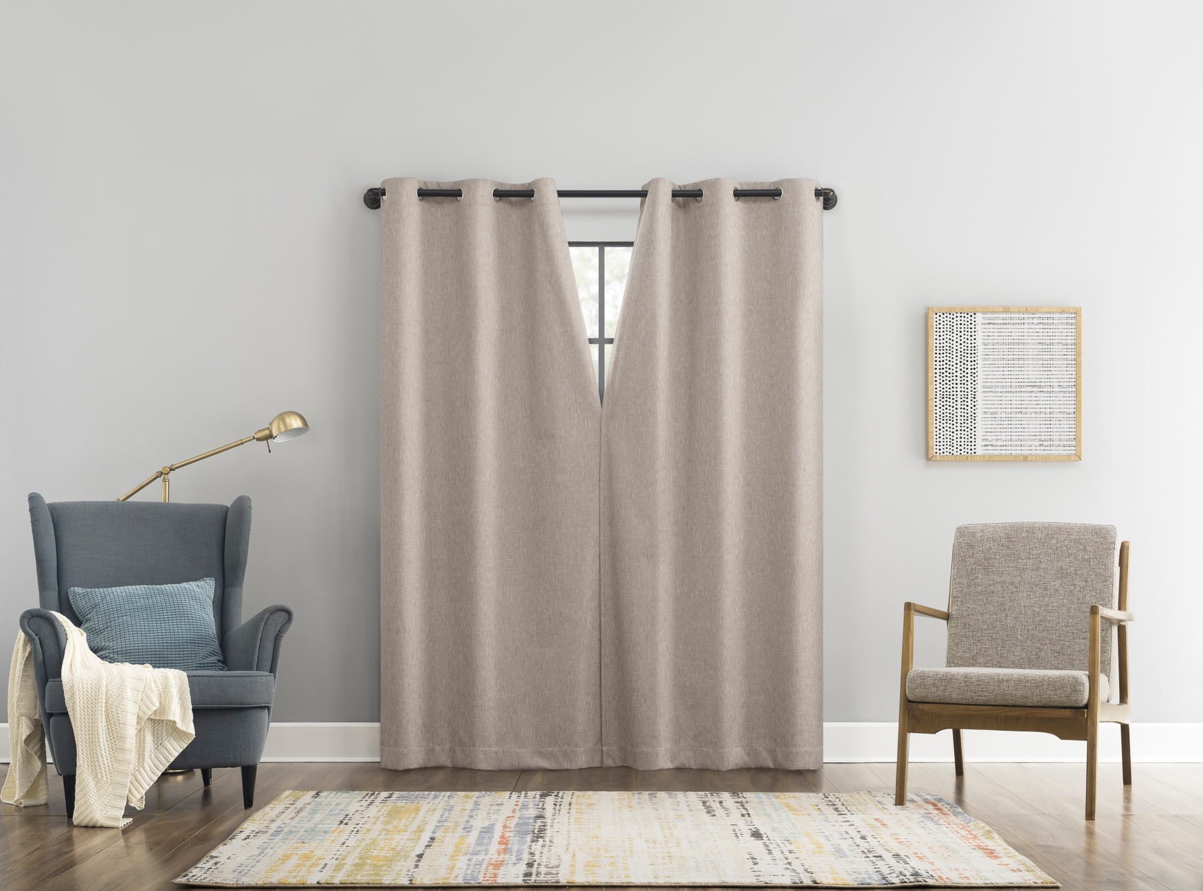Aldwin 100% Blackout Magnetic Grommet Panel image number 1