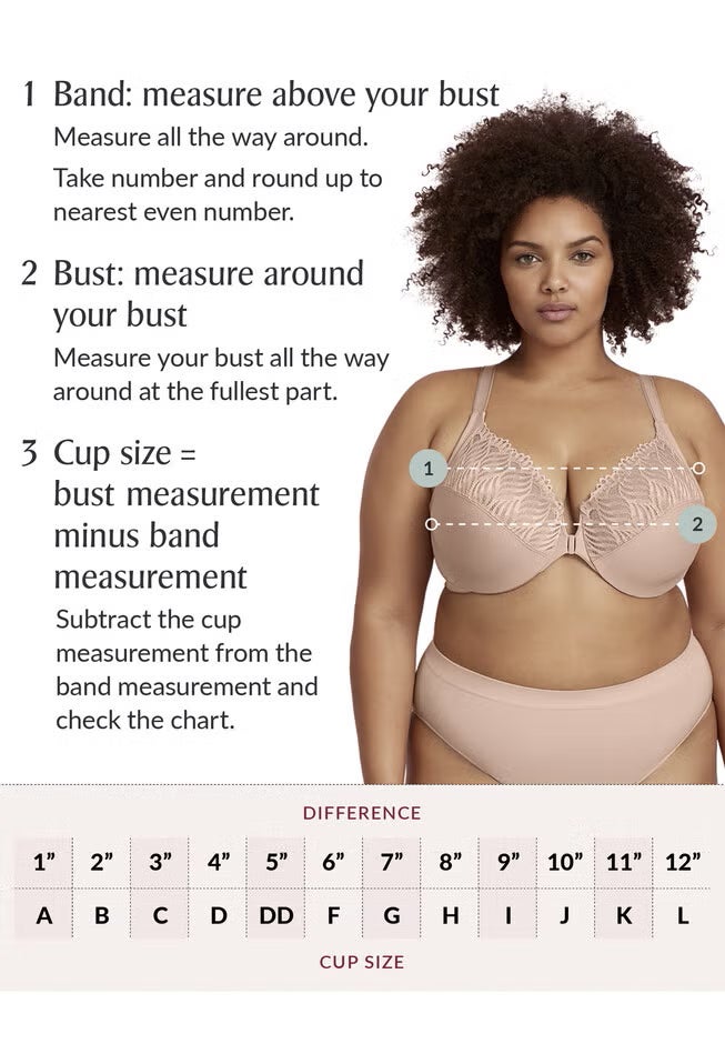 Glamorise&reg; Bramour Lexington Lace Plunge Bralette image number 5